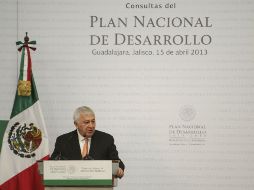 Emilio Chuayffet destacó la entrega de los maestros por el bien de la educación.  /