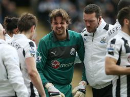 El partido terminó en goleada en contra para las Urracas por 0-3. AFP /