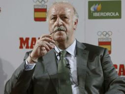 ''Creo que hay motivos para disfrutar a nivel de clubes y de selección'' afirma del Bosque. EFE /