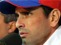 Henrique Capriles llama a sus seguidores a que no se movilicen hasta lograr el recuento de votos. ARCHIVO /