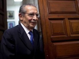 El ex general guatemalteco José Efraín Ríos Montt enfrenta un juicio por genocidio. EFE /