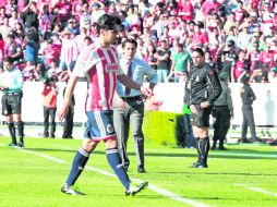 Rafael Márquez Lugo, el goleador del equipo, no podrá jugar ante Gallos Blancos, tras ser expulsado en el Clásico Tapatío. MEXSPORT /