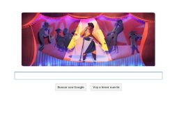 El doodle de Google conmemora el 96 aniversario del nacimiento de la cantante estadounidense Ella Fitzgerald. ESPECIAL /