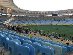 El interior del estadio de Maracaná luce imponente para recibir los partidos de la Confederaciones y el Mundial. EFE /