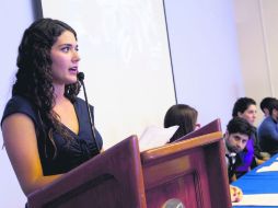 Trabajo. Silvia Varela, integrante de la USAI, aseguró que aún hay mucho trabajo por hacer en beneficio de los estudiantes del ITESO. ESPECIAL /
