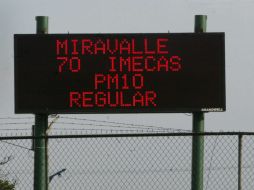 Se sugiere estar atentos a los niveles de contaminación y alertas del Sistema de Monitoreo Atmosférico. ARCHIVO /