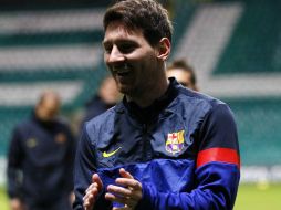 'Leo' Messi lidera la tabla con 44 goles anotados durante la temporada. ARCHIVO /