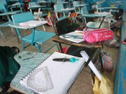 Alrededor de 25 mil alumnos de cerca de tres mil escuelas se ven afectados por el paro de labores educativas. ARCHIVO /