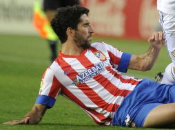 García se luce con un ''doblete'' un juego después de que su equipo perdiera en la liga con Real Madrid. AFP /