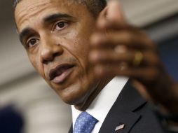 A través de una llamada, el presidente Barack Obama expresa a Vladimir Putin, su preocupación por el posible uso de armas químicas. AP /