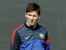 ''La Pulga'' no acompañará desde el principio a sus compañeros, que buscarán remontar un marcador de 4-0. EFE /