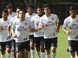 Los jugadores del Atlas realizaron una dura práctica este miércoles. MEXSPORT /