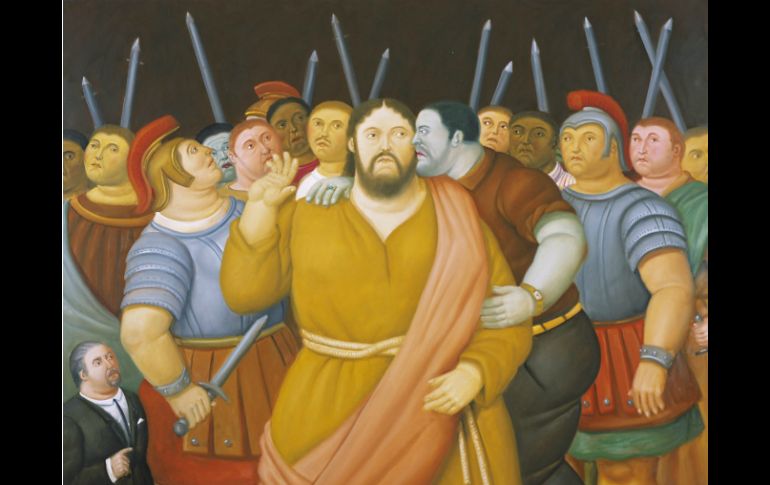 Fernando Botero creó estas pinturas inspirado en la Biblia pero adaptándola a la realidad de Colombia. EFE /