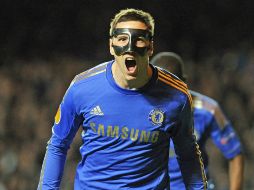 El 'enmascarado' Torres fue autor de uno de los goles del Chelsea. EFE /