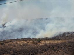 Semadet reporta que la conflagración todavía es monitoreada. ARCHIVO /