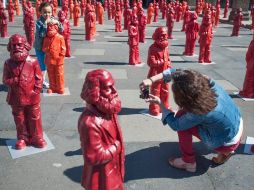 En su 190 aniversario, Karl Marx vuelve a su ciudad natal multiplicado. EFE /
