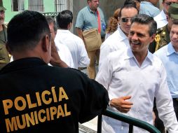 El Presidente Enrique Peña Nieto urge a acelerar el paso en la instrumentación del nuevo sistema de justicia penal adversarial. ARCHIVO /