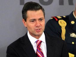 El evento del Pacto por México es encabezado por el Presidente Enrique Peña Nieto. SUN /