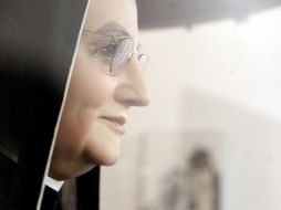 Figura de María Guadalupe Anastasia García Zavala en el hospital Santa Margarita. ARCHIVO /