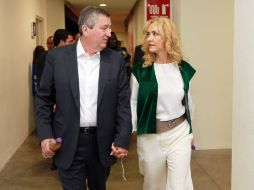 La copropietaria de las Chivas, Angélica Fuentes, esposa de Jorge Vergara, tasa la franquicia en ''unos 750 u 800 MDD''. ARCHIVO /