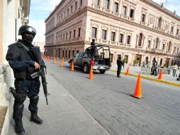 El pasado 9 de mayo un ex militar agredió a cinco guardias de Palacio de Gobierno de Coahuila. ARCHIVO /