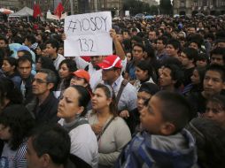Los integrantes del movimiento hacen referencia a su exigencia inicial de democratizar los medios de comunicación. ARCHIVO /