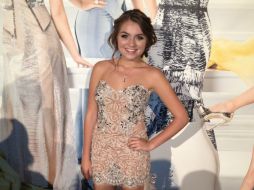 Sofía Castro considera que le hace falta afinar su actuación. ESPECIAL /