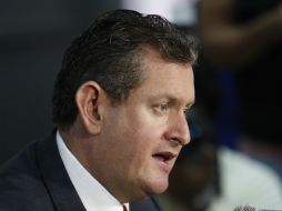 El titular de la Fiscalía General del Estado, Luis Carlos Nájera, presenta los detalles de la detención en rueda de prensa.  /