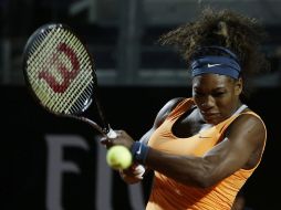 Serena Williams busca la corona en Roma. AP /