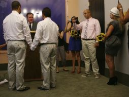 La unión estable de parejas homosexuales es reconocida hace dos años, por la Corte Suprema. ARCHIVO /