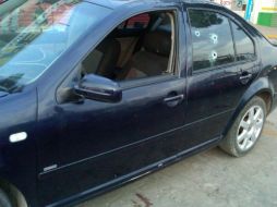 El asesinato ocurrió sobre la carretera a Saltillo, en el cruce de ingreso a la Mesa de los Ocotes, en la calle Chícharo.  /