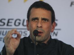 Henrique Capriles indica que siempre estará del lado del pueblo venezolano. ARCHIVO /