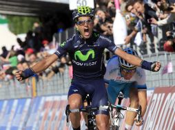 Intxausti se impone en el tramo de 238 kilómetros desde desde Valloire hasta Ivrea. AFP /