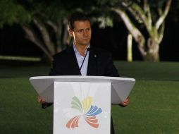 El Presidente Peña Nieto afirma que con el Pacto por México, el país puede acelerar su desarrollo. AP /