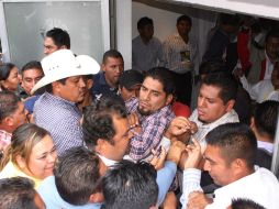 Ayer, un grupo armado agredió a militantes del sol azteca. ARCHIVO /