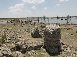 Aspecto de la presa La Sauceda en Lagos de Moreno, en mayo de 2012. Se espera que este año el temporal de lluvias se normalice. ARCHIVO /