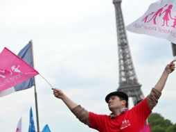 Esta manifestación se organiza en medio de un clima de gran tensión en Francia. EFE /