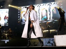 Rihanna hizo vibrar al público con temas como ''Umbrella'', ''Don't stop the music'' y ''Diamonds''. ARCHIVO /