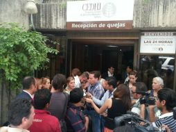 Los habitantes fueron acompañados por ediles de la fracción del PAN en Guadalajara.  /