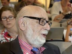 François Englert recordó a su ''colega y amigo de toda la vida'' Robert Brout. EFE /