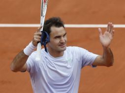A Roger únicamente le toma una hora y 22 minutos vencer a su rival. AP /