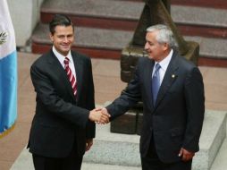 Peña Nieto y Pérez Molina se reunirán mañana en el hotel capitalino sede del Encuentro de Inversionistas. ARCHIVO /