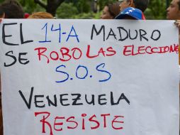 Destacan que la marcha se realiza de manera simultánea en 62 ciudades del mundo. EFE /