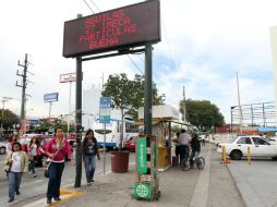 Los horarios en los que se reporta información es de 7:00 a 22:00 horas. ARCHIVO /