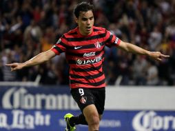 El delantero podría permanecer el próximo torneo con el Atlas para cumplir los seis meses de contrato que le quedan. ARCHIVO /