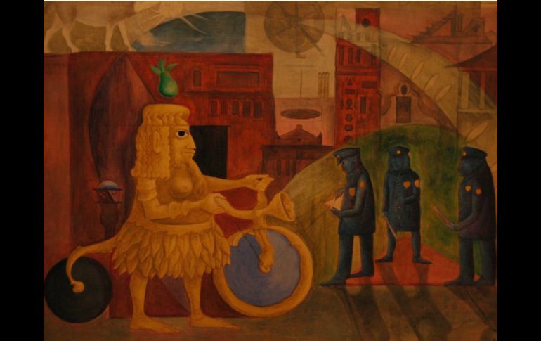 La muestra El dibbuk de Leonora Carrington estará abierta al público del 6 al 16 de junio. ARCHIVO /