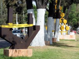 El proyecto contemplaba más de 50 esculturas, el cual no fue regularizado ante las autoridades. ARCHIVO /