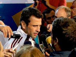 Henrique Capriles, ex candidato presidencial de Venezuela. ARCHIVO /