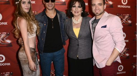 Los jueces en n conferencia de prensa celebrada en un exclusivo hotel de Beverly Hills. AP /