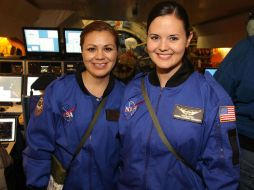 Adriana Álvarez y Mariela Aguirre, tendrán la oportunidad de ir a la estratosfera con la NASA. EFE /